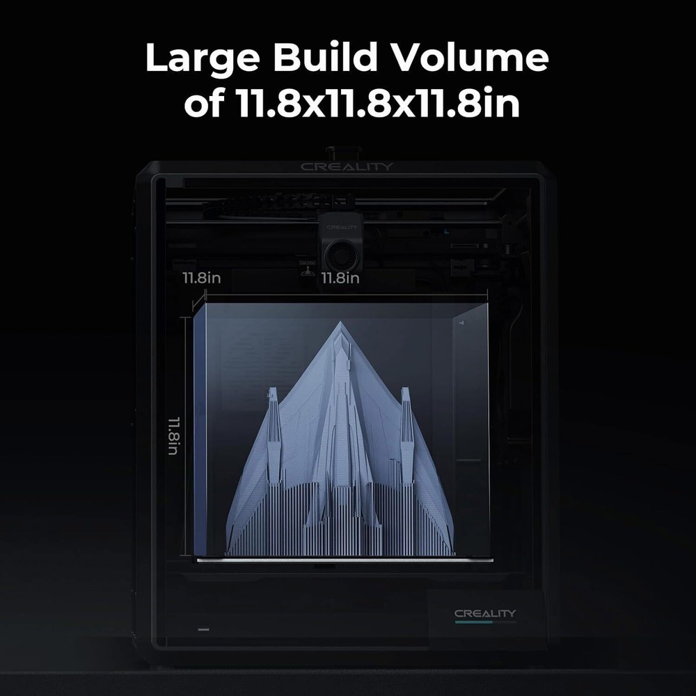 Creality K1 Max 3D Printer, 600mm/s High-Speed w/Auto Leveling Smart AI Function