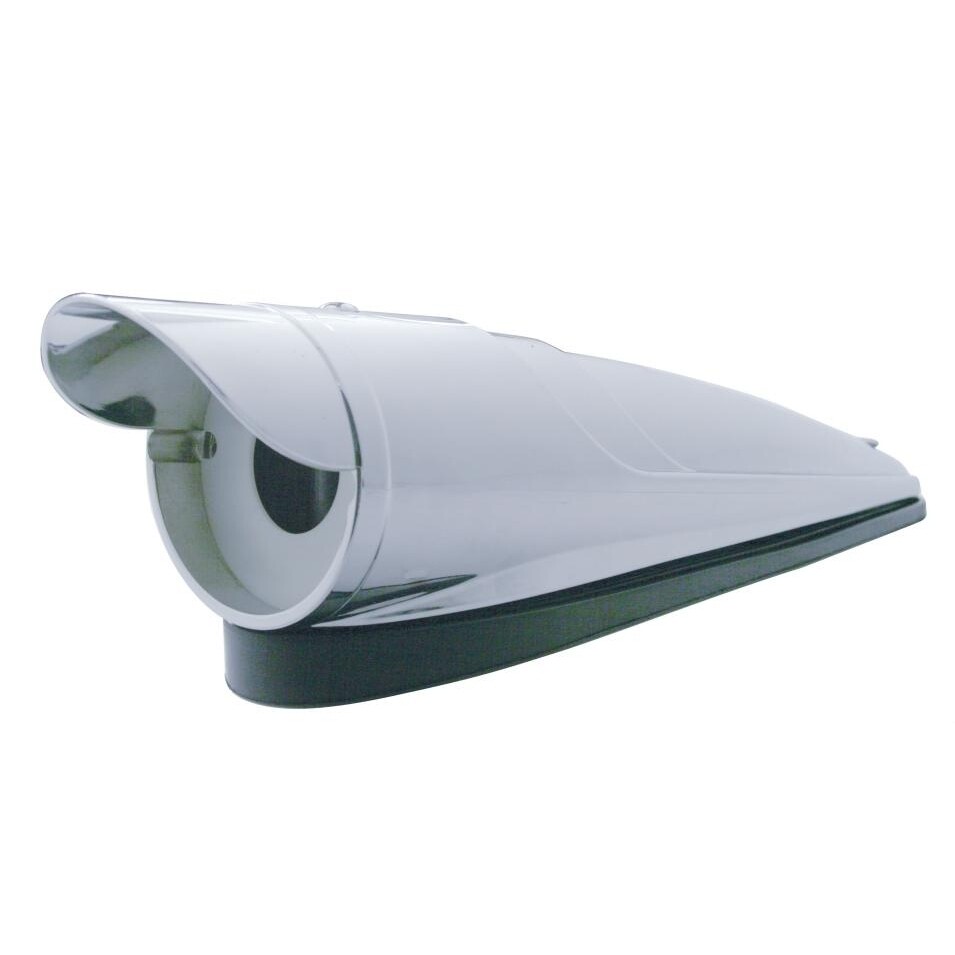 Chrome Plastic LED Cab Light Housing w/ Visor Grakon Style
