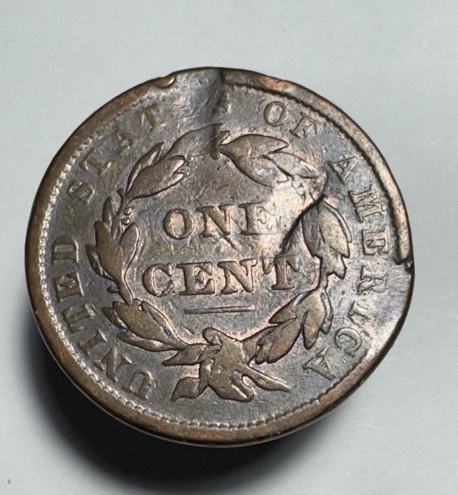 1837 Coronet Head Large Cent #0777
