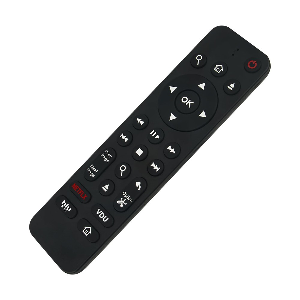 ECONTROLLY WD TV Play Replace Remote Control Compatible with Western black