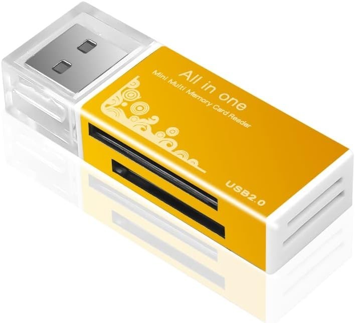 Portable Aluminum SD Card Reader Pack: Supports Multiple Card Types & Devices