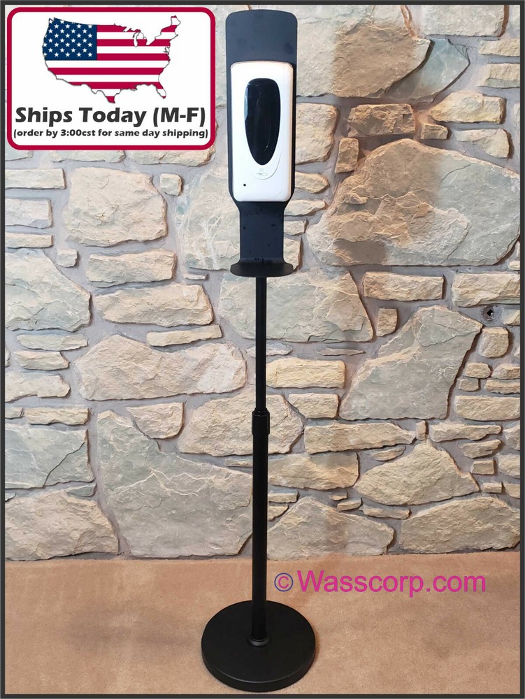 Touchless Automatic Sanitizer Dispenser with Adjustable Stainless Floor Stand