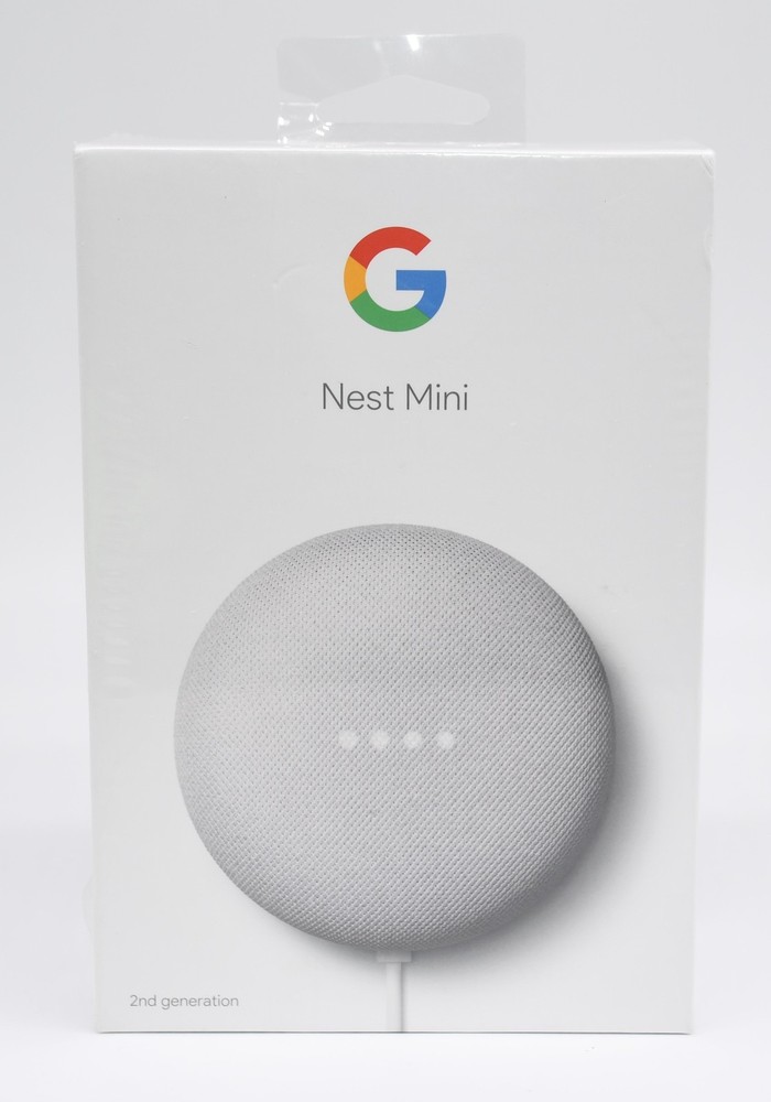 Google Nest Mini (2nd Generation) Smart Speaker Chalk - NEW/SEALED