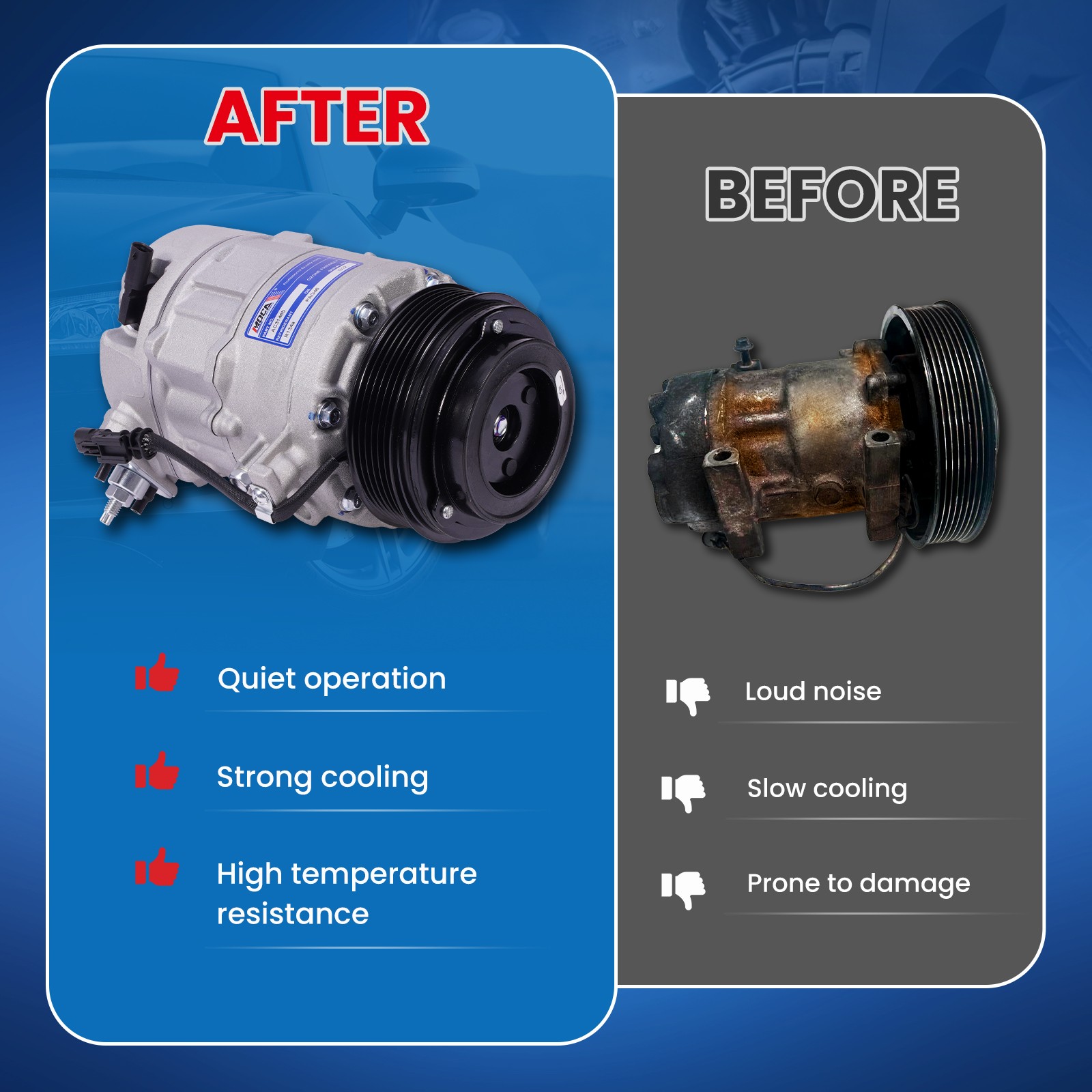 A/C Compressor for 13-24 Buick Enclave Chevy Traverse Cadillac XTS GMC Acadia