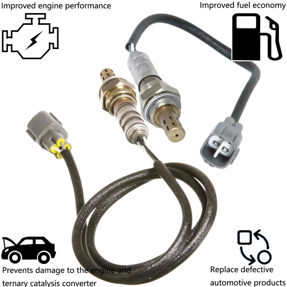 Dropwater 1 Pair Upstream and Downstream O2 Sensor Replacement for Lexus 1996...