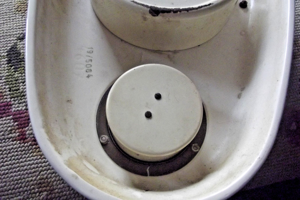 1950S Junghans EXACTA German Wall Clock with a Timer in Cream & Grey Ceramic