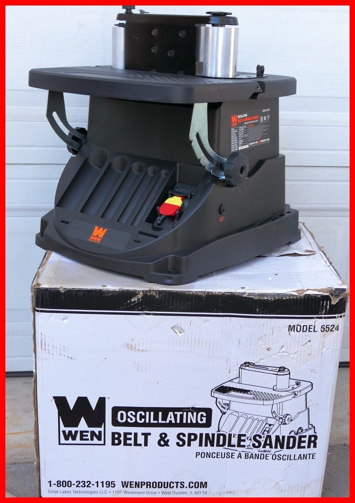 WEN Model 5624 Oscillating Belt and Spindle Sander - New, open box