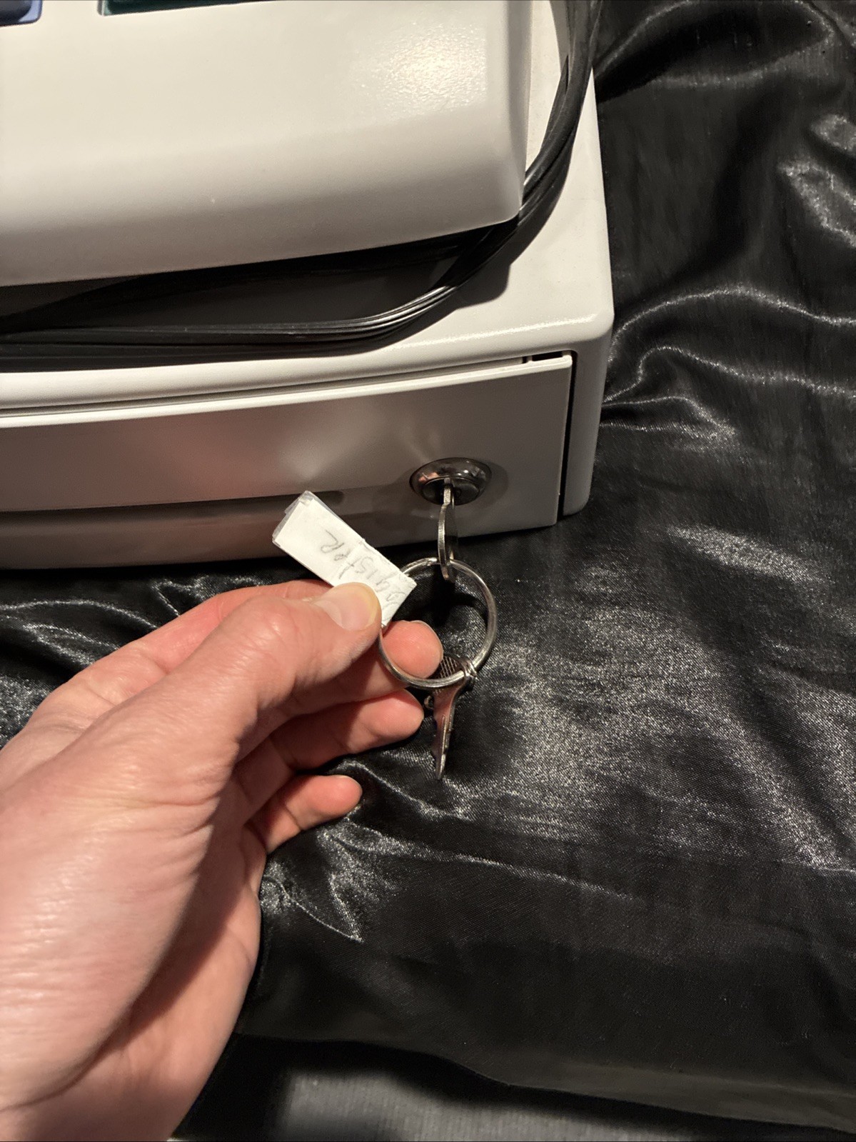 Sharp XE-A102 Electronic Cash Register TESTED Working With Keys!