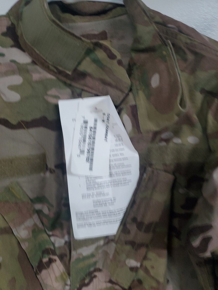 Small Regular US ARMY ISSUE MULTICAM - FLAME RESISTANT New jacket top
