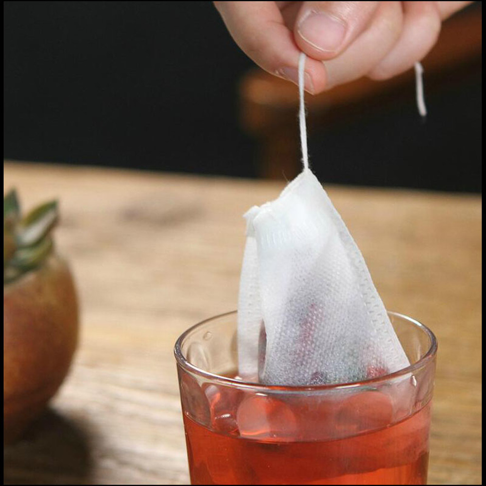 10-5000pcs Disposable Filter Drawstring Flip Empty Teabag Herb Loose Tea Bag LOT