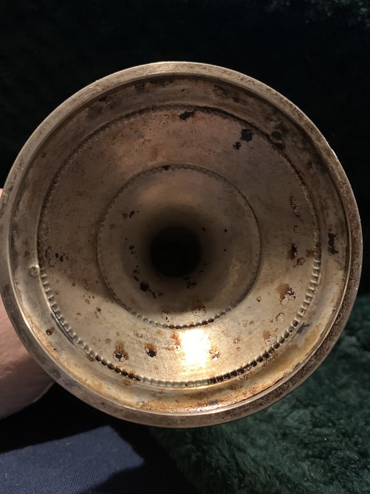Dated 1902. German Silver Etch Engraved Trophy Goblet.
