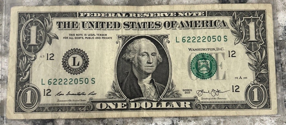 Fancy Dollar Quad Consecutive 2’s L62222050S