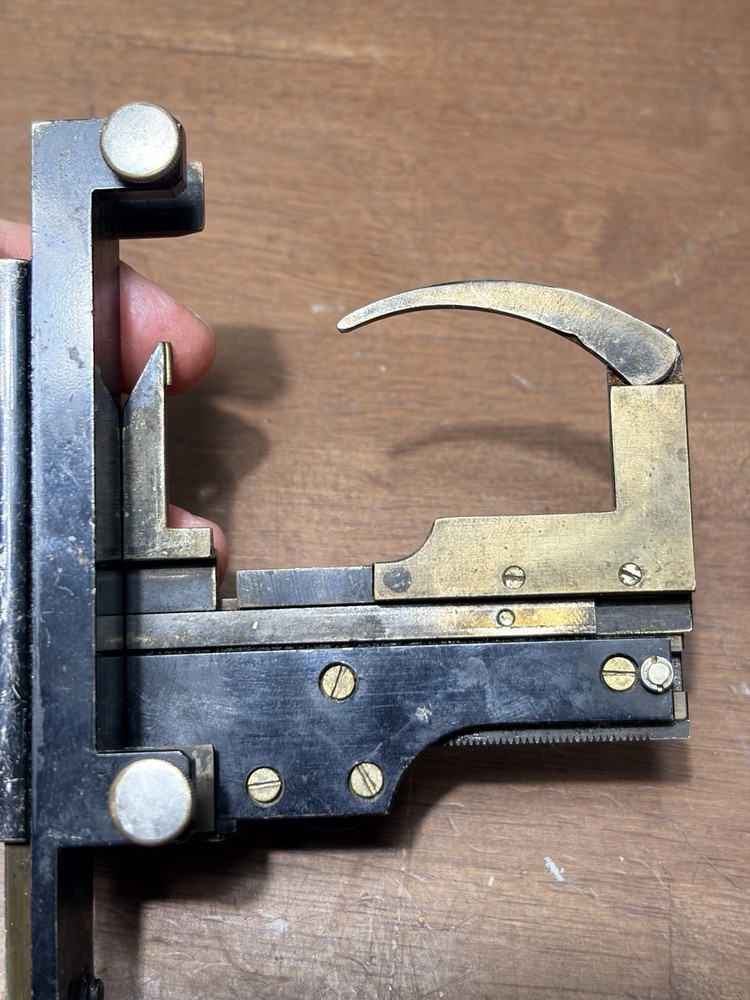 Vtg Spencer Mechanical Stage Microscope Caliper Accessory for Laboratory