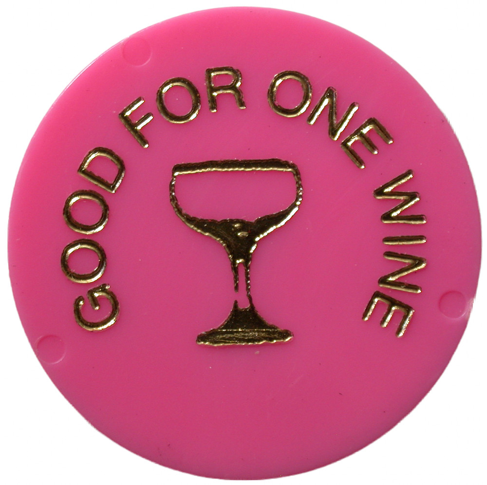 Riverside, CA - Post 9223 - Good For One Wine - Token