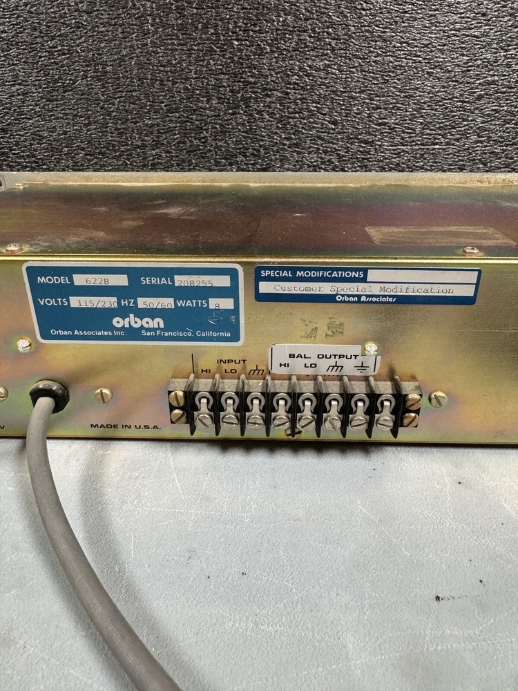 Orban 622B Paramedic Equalizer