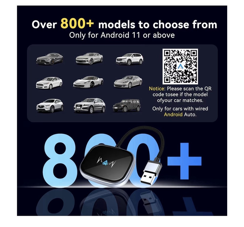 Wireless CarPlay Adapter, Wireless Car Screen Adapter