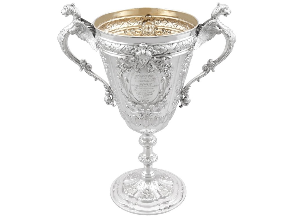 Antique Victorian Sterling Silver Presentation Cup (1873)