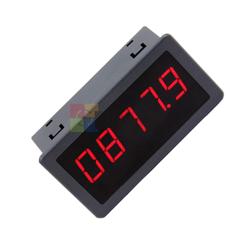 5166FR Frequency Meter 5-Digit Red Tachometer Switch Speed Counter DC 5/12/24V