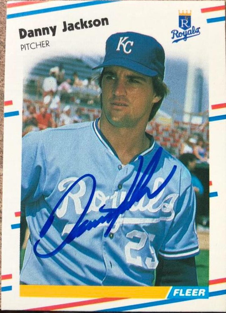 Danny Jackson Autographed 1988 Fleer #261