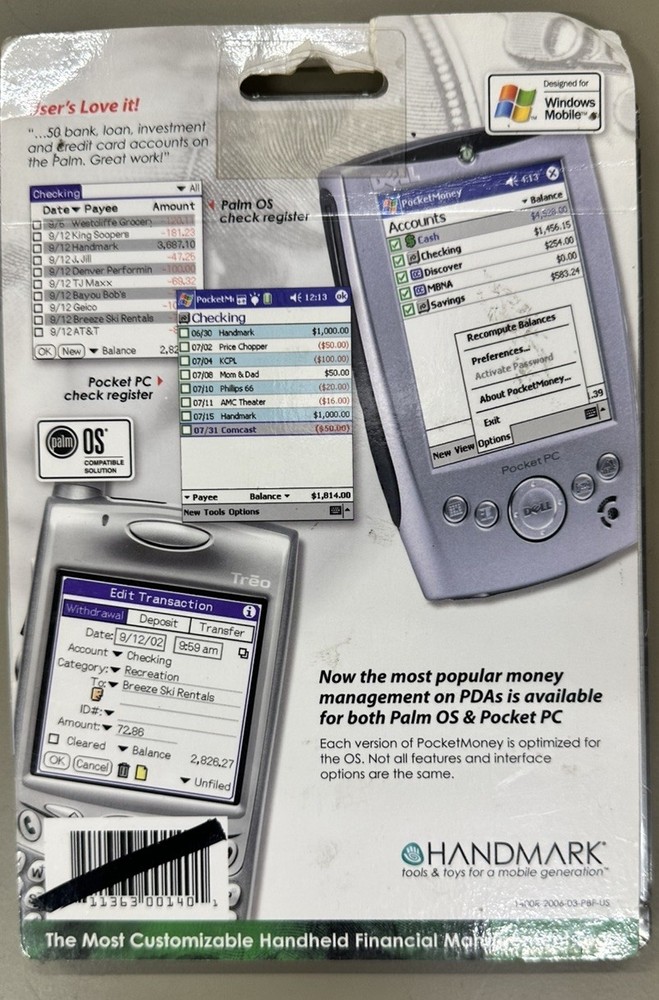 Handmark Pocket Money Windows Mobile