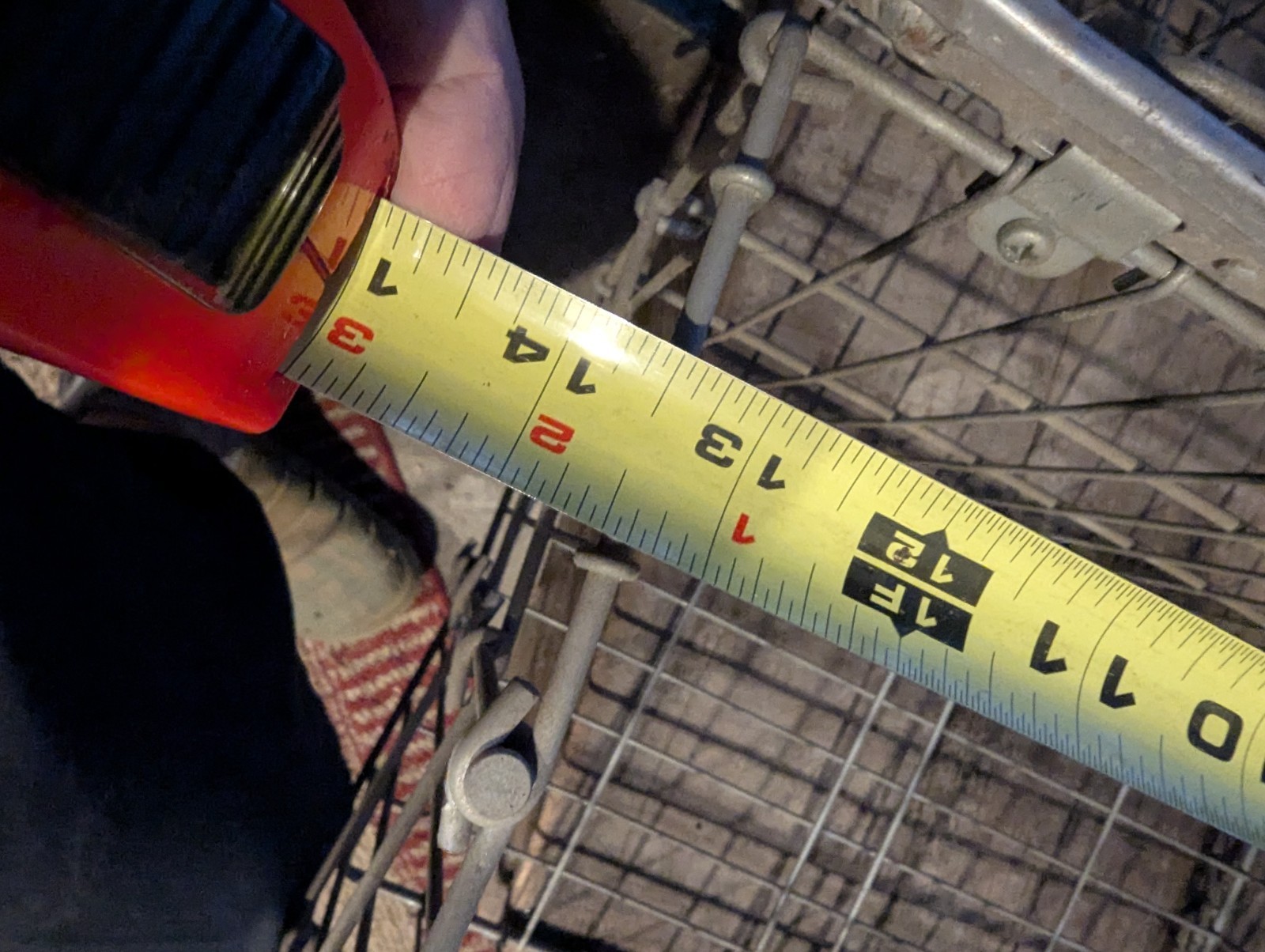 Vintage Schwinn Approved Folding Wire Bicycle Basket/Rack