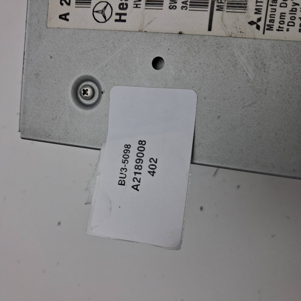 Mercedes Control Unit Comand Operating Module A2189008402