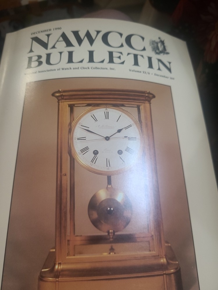 NAWCC Bulletin Dec. 1990 Issue #269 Clock