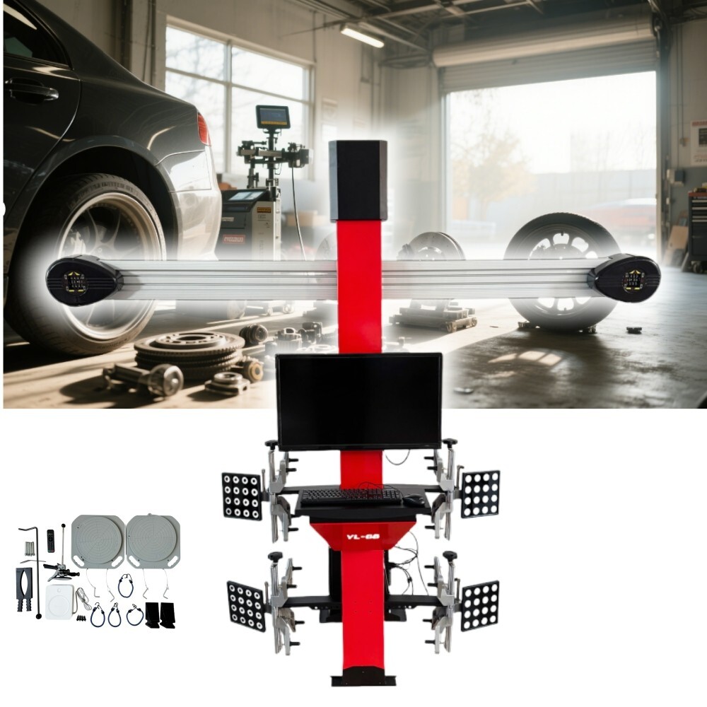 LED Intelligent Car Wheel Alignment Instrument 3D Wheel Calibration Tool 110V