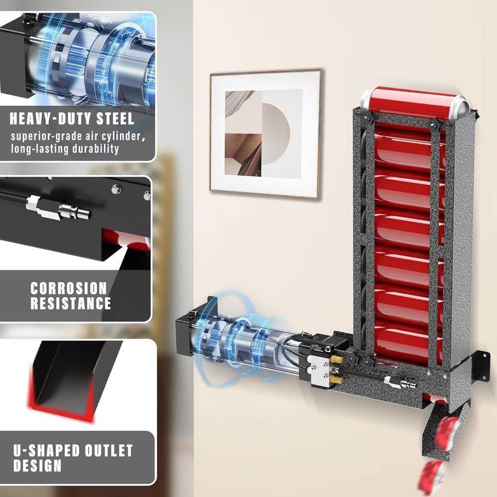 Heavy Duty Wall-Mounted Can Crusher - Efficient and User-Friendly Recycling Tool