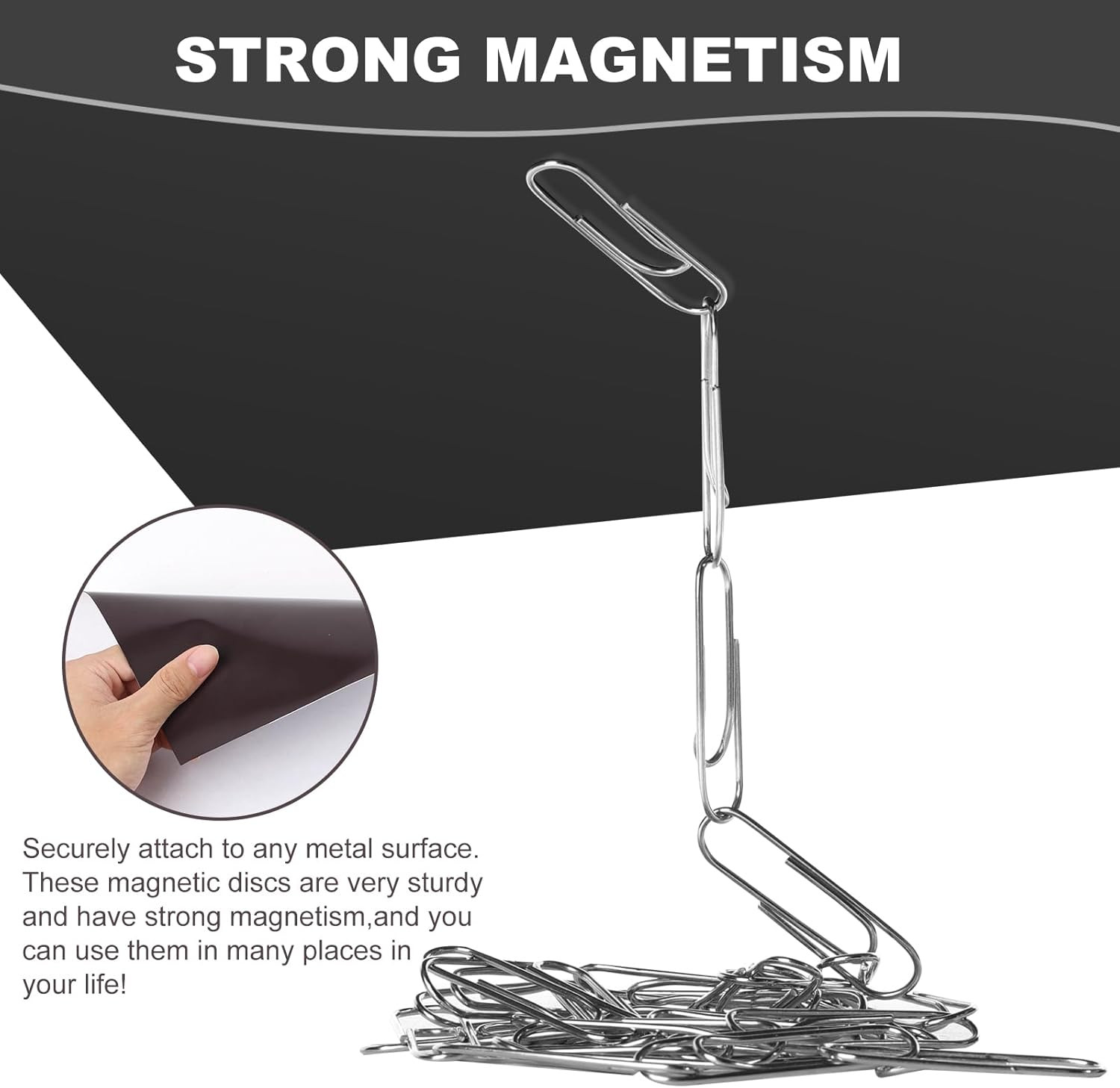 Magnetic Sheets with Adhesive Backing 8" x 10" 5 Pack