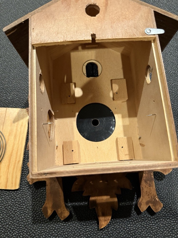 Vintage Cuckoo Clock Wooden Case