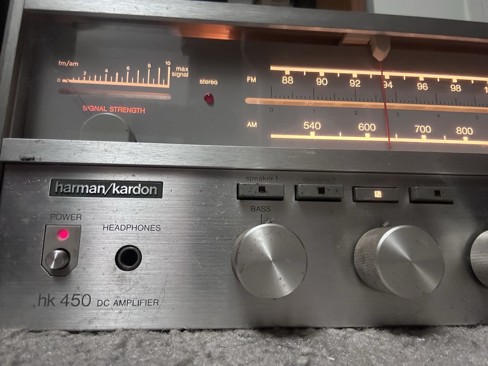 The Harman/Kardon HK 450. 1978. Classic Vintage Solid State