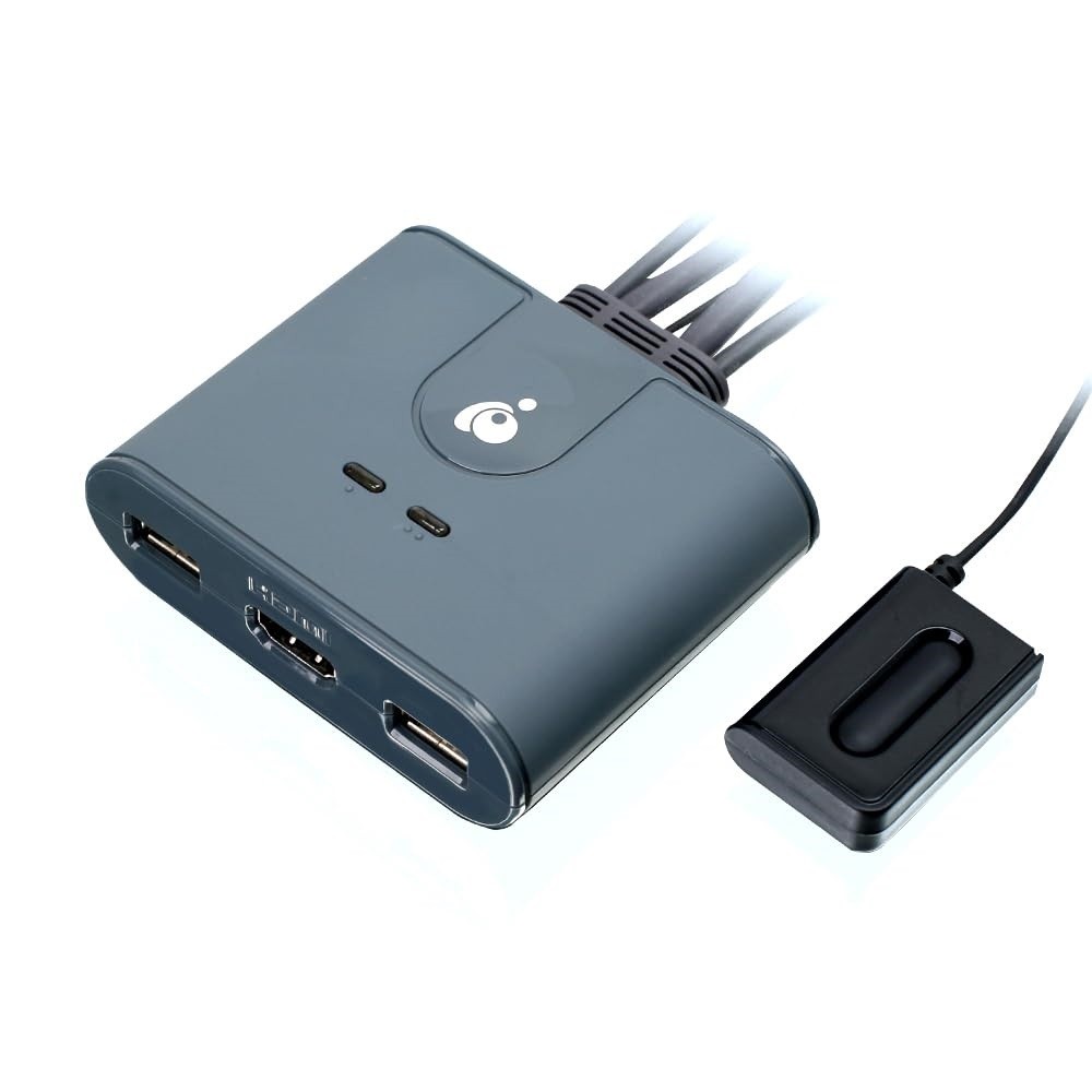 IOGEAR 2-port HD HDMI USB KVM Switch GCS82DPC