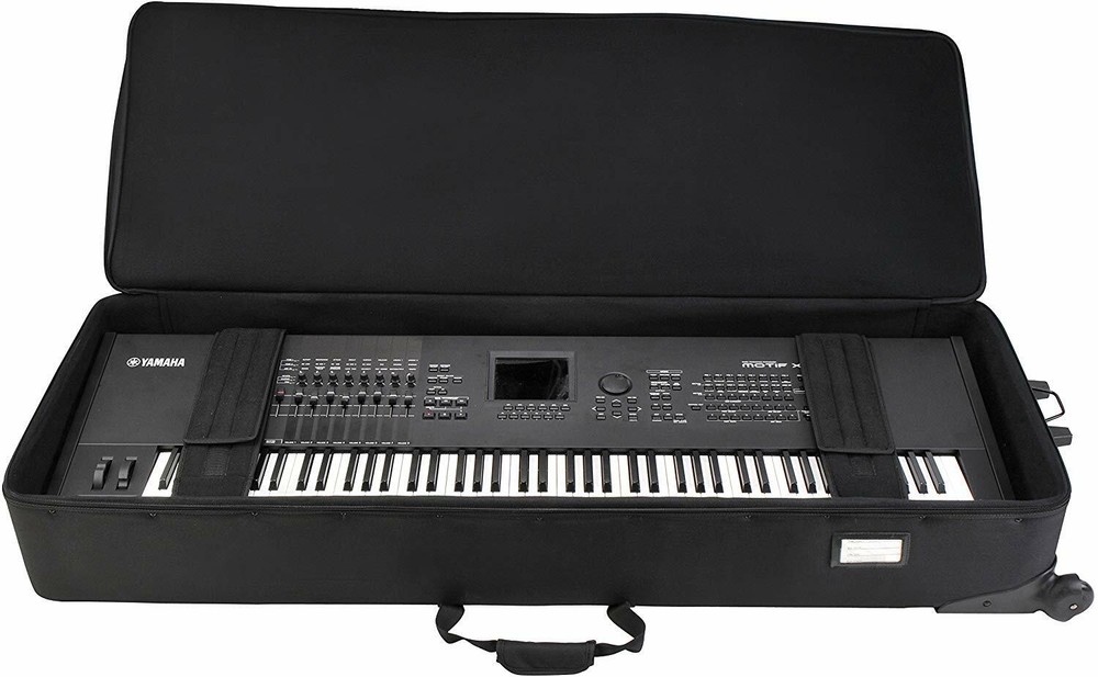 SKB 88-Note Keyboard Soft Thick Padded Case w/ Wheels