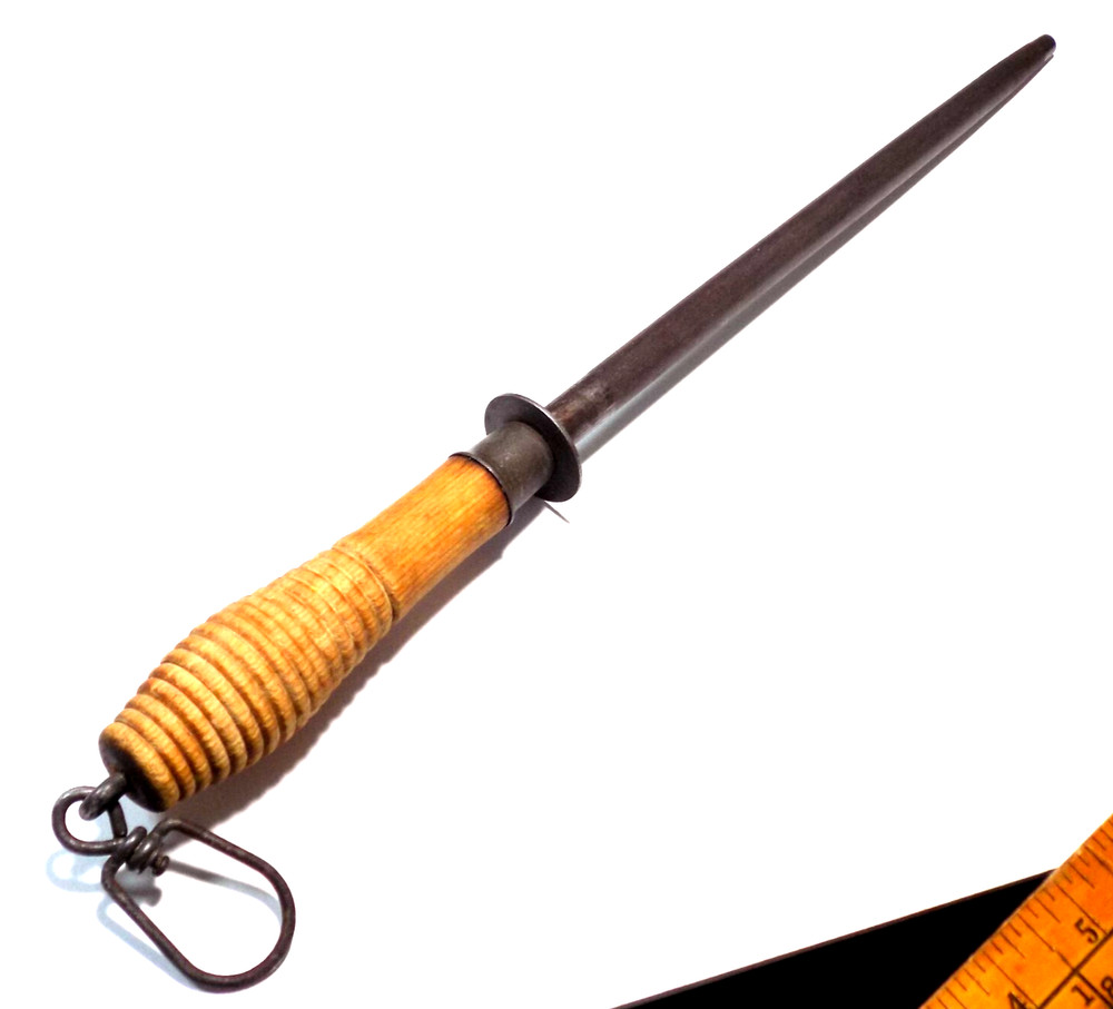 Kitchen Sharpener - 15" Long with  Wooden Handle