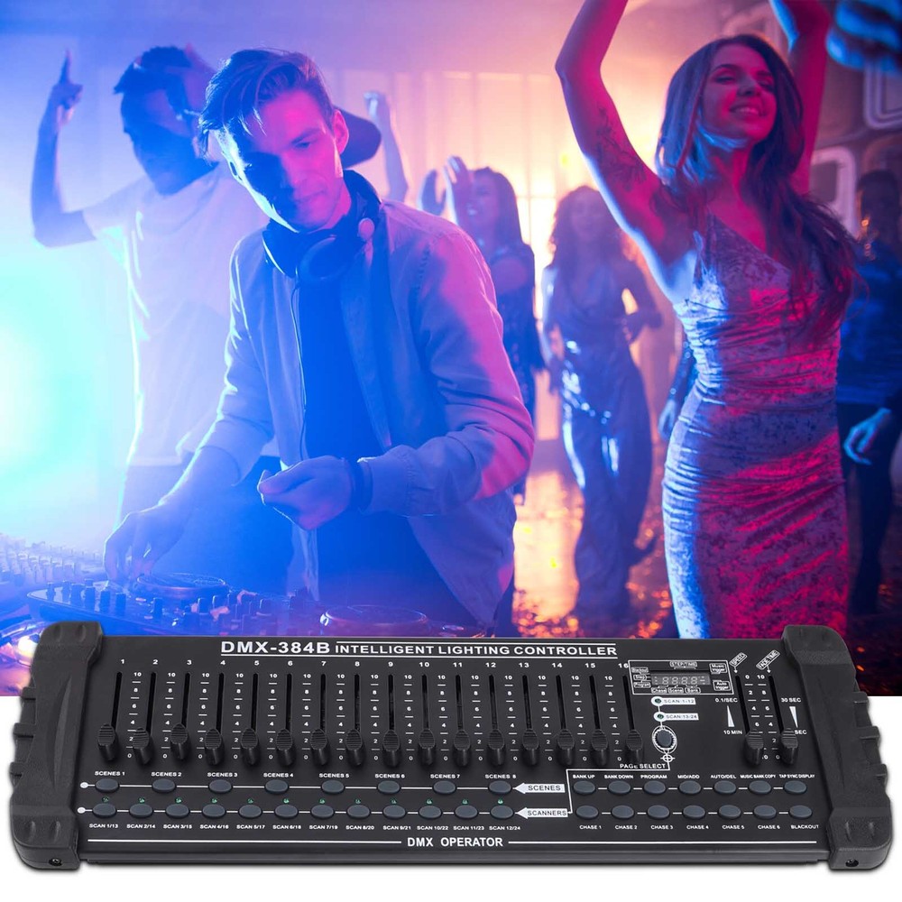 Party DJ DMX512 384Channels Operator Console Controller Fit Stage Lighting