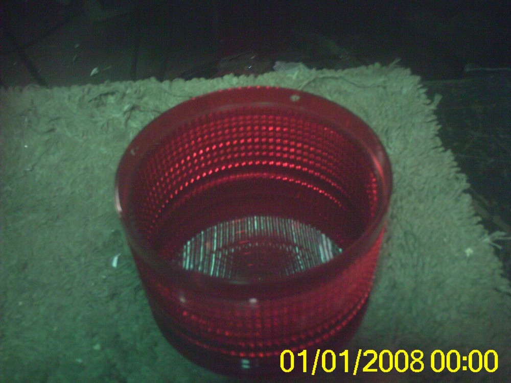 BEACON TOWER LIGHT LENS RED 5 1/2 BY 4 1/2 MODULAR COMPONENT LIGHTS