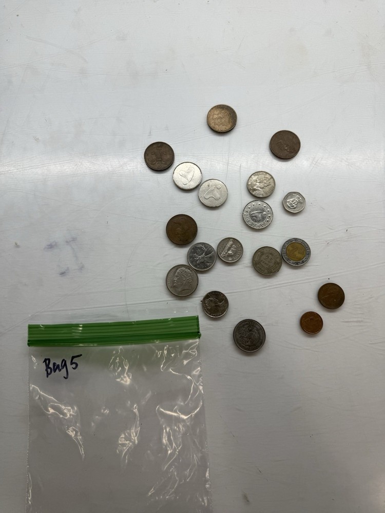 Mixed Coin Lot Includes Japan, Canada Ect.