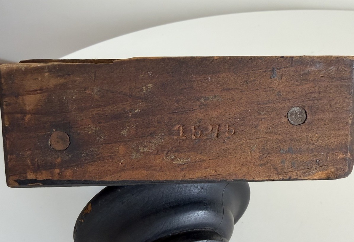 Antique Architectural Salvage Wood Industrial Foundry Pattern 1575 Steampunk