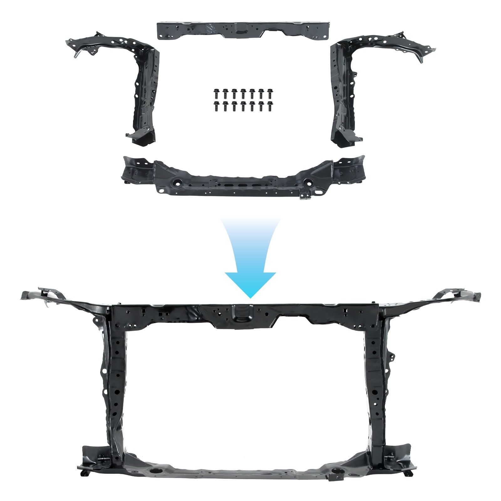 Radiator Support Core Assembly For 2013-2015 Honda Civic Sedan 60400TR3A02ZZ