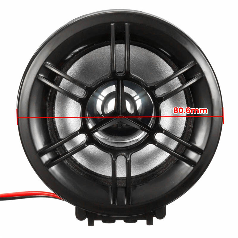 Motorcycle Audio Speakers Kit Bluetooth ATV 4 Wheeler Stereo AUX System FM Radio