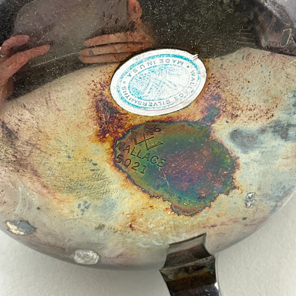 Vintage Wallace Silver Plated 9" Pitcher 5021