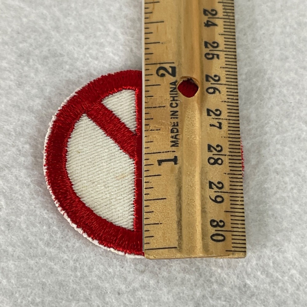 Peace And Love Patch Badge Red Peace Embroidered