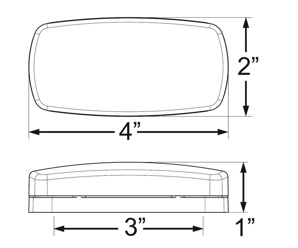 Optronics MCL0032ABB LIGHTS-CLEARANCE & TAIL RV