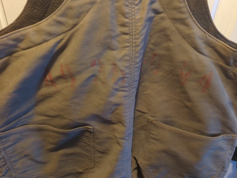 WW2 USN Deck Bibs Wool Lined Bib US Navy