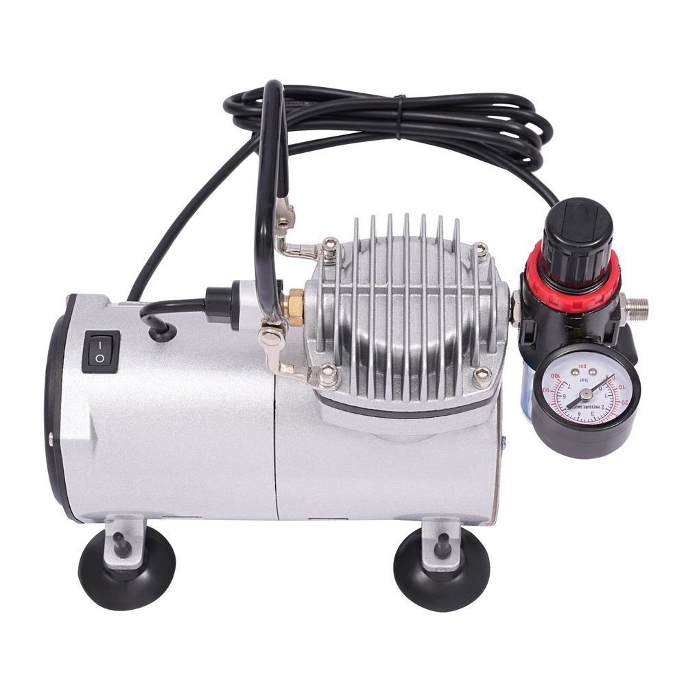 Airbrushing Combo Set w/ 1/6 hp Portable Compressor Kit Model Spray Paint Booth