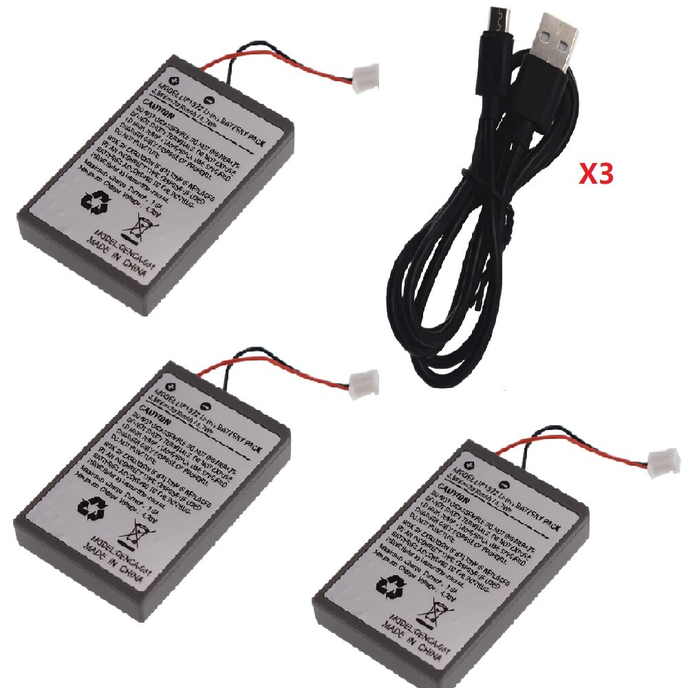 Rechargeable Battery For PS4 Controller 2000mAh Replacement & USB Charging Cable