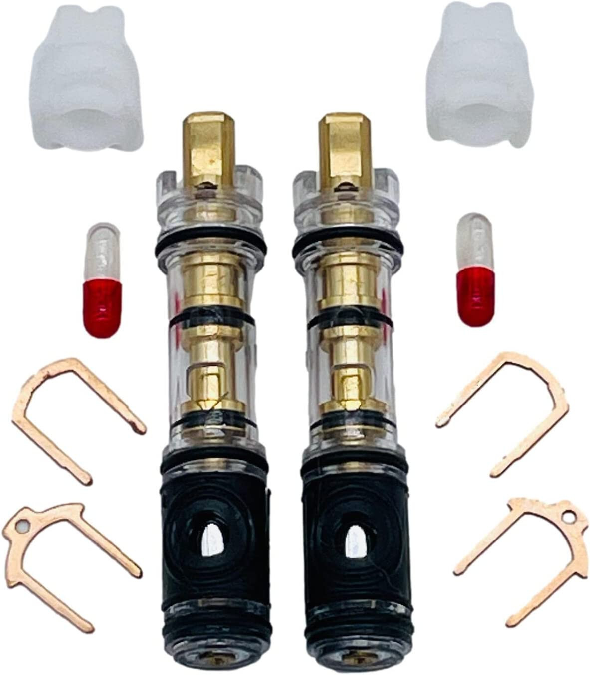 (2) Replacement Cartridge Stem Kits for MOEN 1225 / 1225B - Fits Moentrol w/Lube