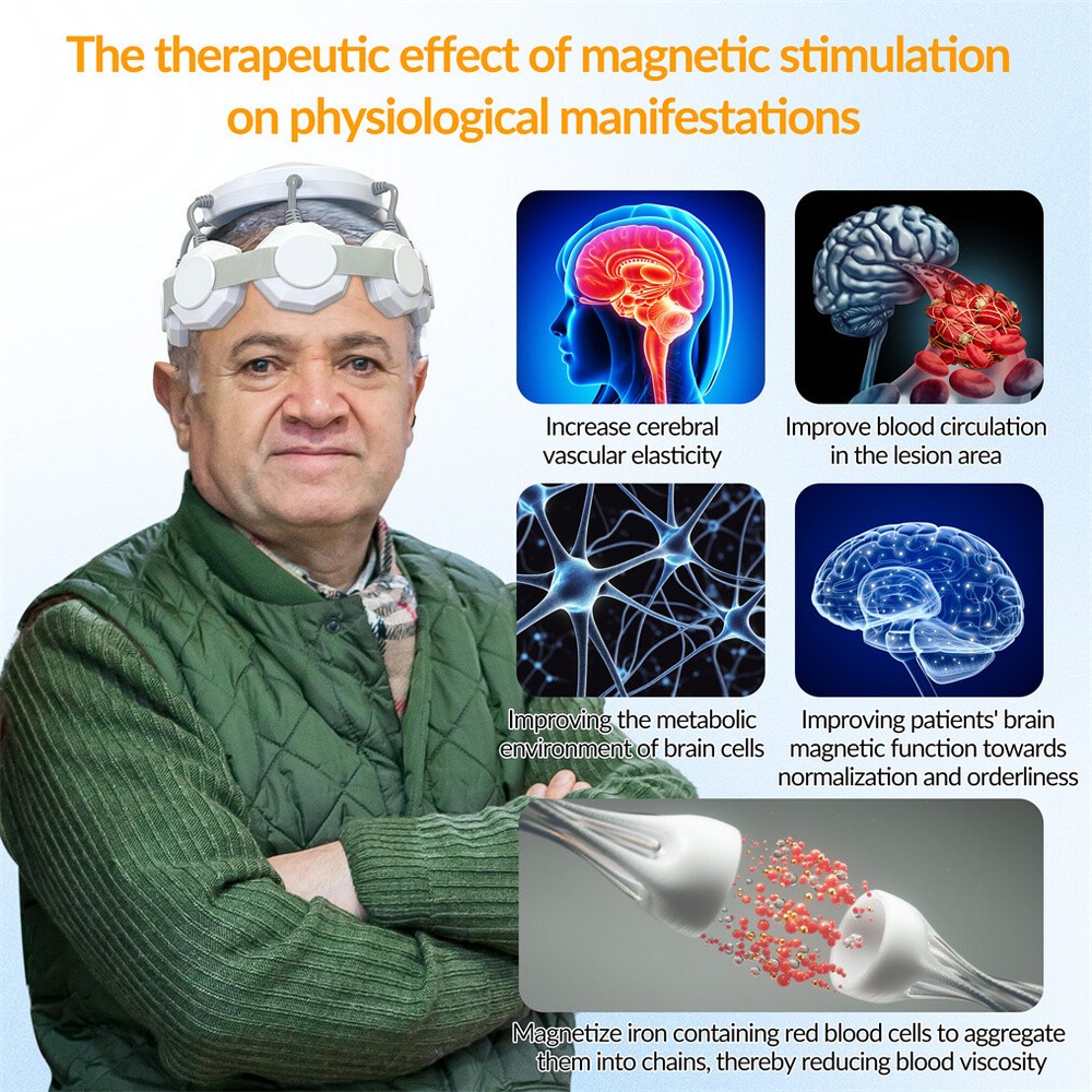 Brain Stimulation TMS Device Parkinson Support Motor Function Wellness