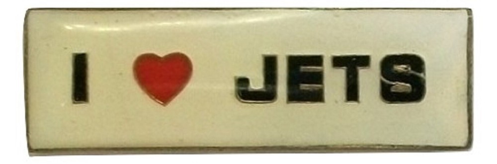 I Love Jets Hat Tac or Lapel Pin